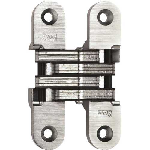 Universal Industrial Products 216US26D SOSS 1 in. x 4-5/8 in. Satin Chrome Invisible Hinge