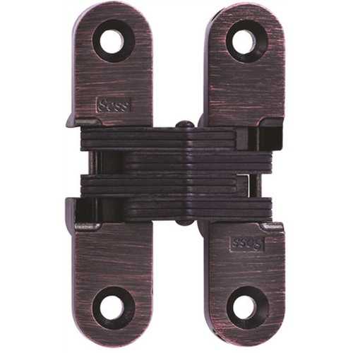 Universal Industrial Products 208US10BL SOSS 5/8 in. x 2-3/4 in. Oil Rubbed Bronze Lacquered Invisible Hinge
