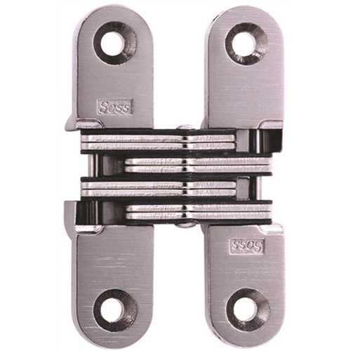 Universal Industrial Products 208US15 SOSS 5/8 in. x 2-3/4 in. Satin Nickel Invisible Hinge