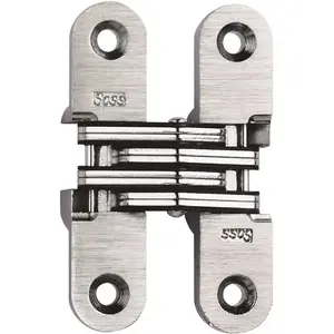 5/8 in. x 2-3/4 in. Satin Chrome Invisible Hinge 5/8 in. x 2-3/4 in. Satin Chrome Invisible Hinge