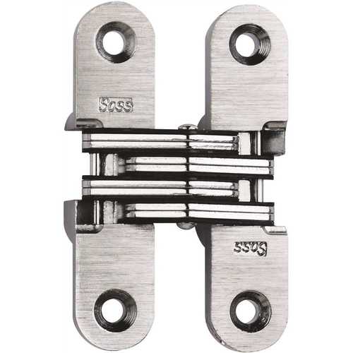 Universal Industrial Products 208US26D SOSS 5/8 in. x 2-3/4 in. Satin Chrome Invisible Hinge