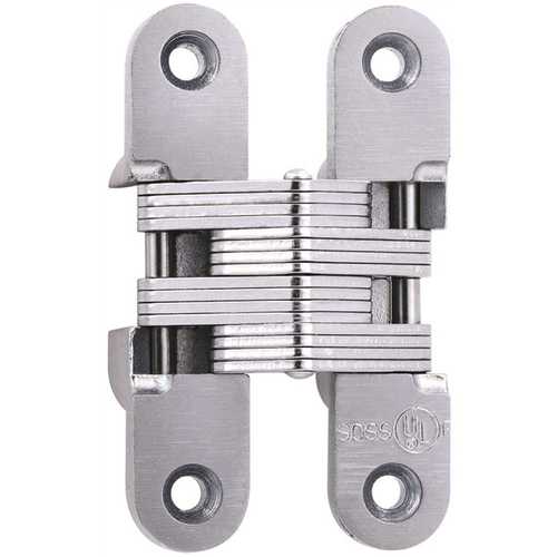 Universal Industrial Products 416US26D SOSS 1 in. x 3/8 in. Satin Chrome FR Invisible Hinge