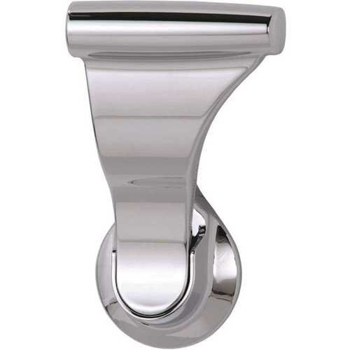 1-3/4 in. Bright Chrome Dummy Latch Set Door Lever