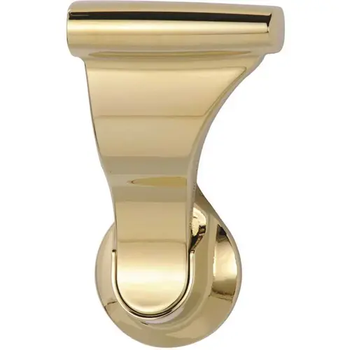 1-3/8 in. Bright Brass Dummy Latch Set Door Lever