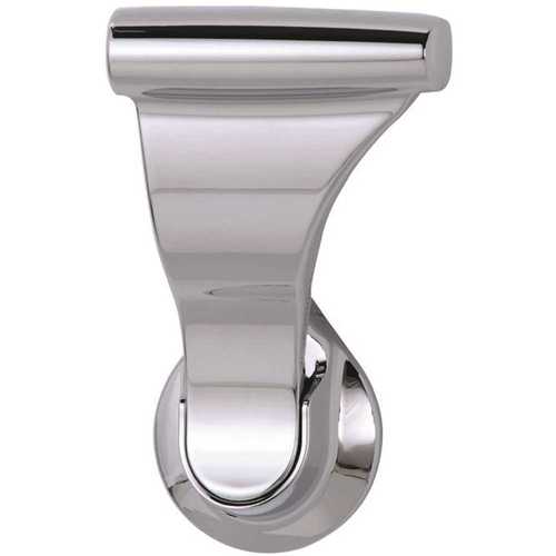 1-3/8 in. Bright Chrome Dummy Latch Set Door Lever