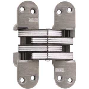 Universal Industrial Products 218UNP SOSS 1-1/8 in. x 4-5/8 in. Unplated Lacquered Invisible Hinge