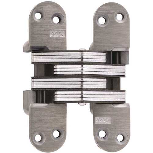 SOSS 1-1/8 in. x 4-5/8 in. Unplated Lacquered Invisible Hinge