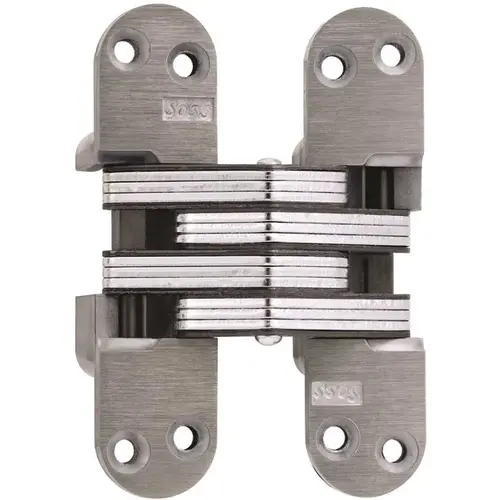 SOSS 1-1/8 in. x 4-5/8 in. Unplated Lacquered Invisible Hinge