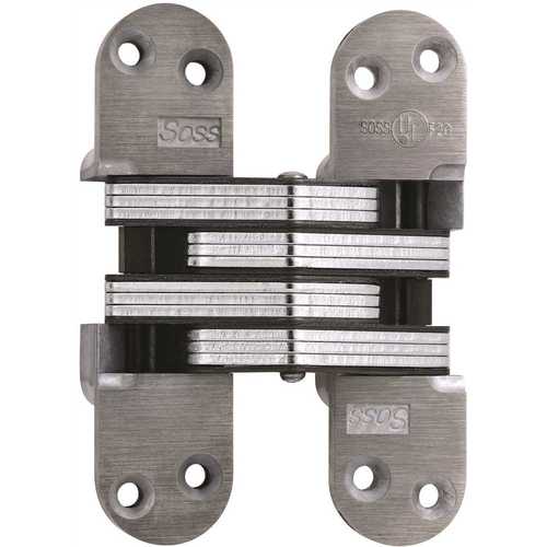 SOSS 1-3/8 in. x 5-1/2 in. Unplated Invisible Hinge