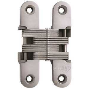 Universal Industrial Products 416SSUS32 SOSS 1 in. x 4-5/8 in. Bright Stainless Steel Invisible Hinge