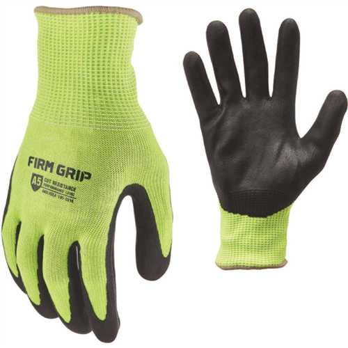 Large ANSI A5 Cut Resistant Gloves Yellow/Black - pack of 6