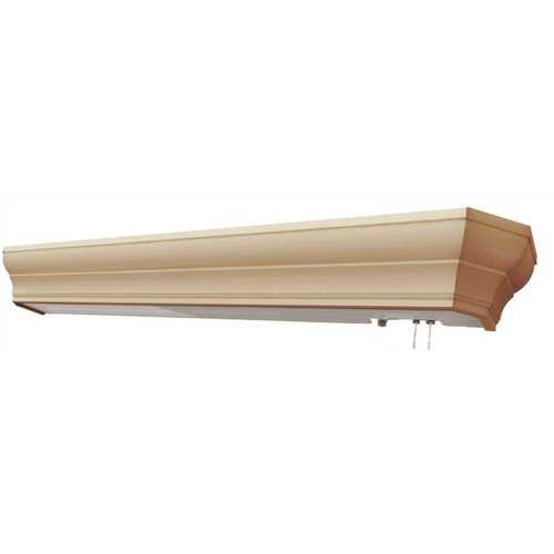 Hinsdale 3.5 ft. 50-Watt Equivalent Integrated LED Ivory Overbed Fixture