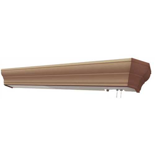 Hinsdale 43 in. 36-Watt Integrated LED Taupe Overbed Fixture