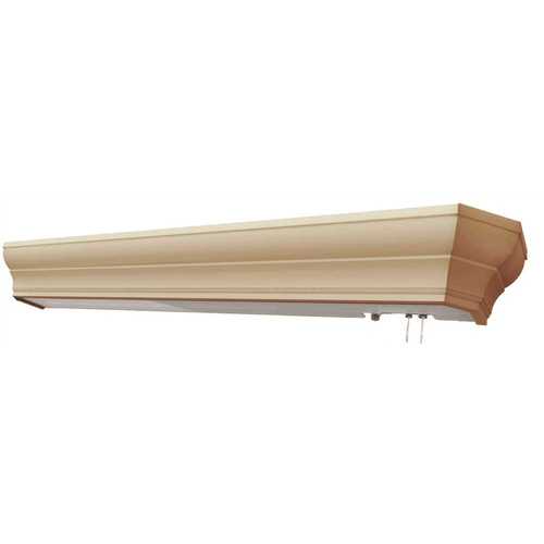 Hinsdale 55 in. 96-Watt Ivory Fluorescent Overbed Fixture