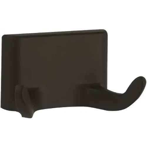 Millbridge Heavy Duty Double Robe Hook in Matte Black