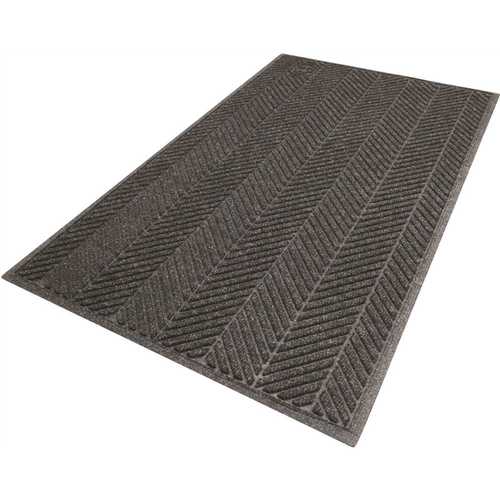 Waterhog Eco Elite Fashion Grey Ash 59 in. x 35 in. Commercial Floor Mat