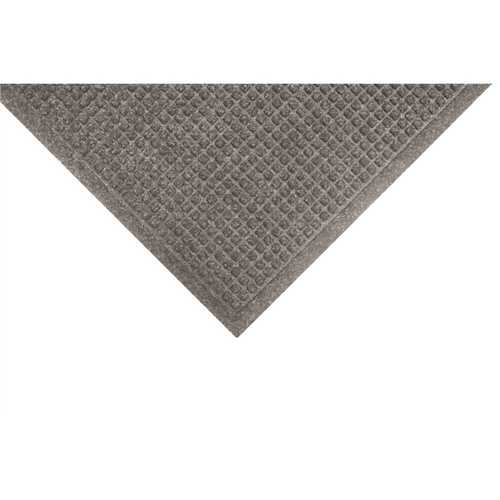 M+A Matting 2805746070 Waterhog Fashion Medium Grey 69 in. x 45 in. Commercial Floor Mat