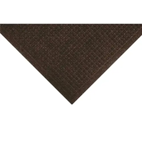 M+A Matting 28052310070 Waterhog Fashion Dark Brown 116 in. x 35 in. Commercial Floor Mat