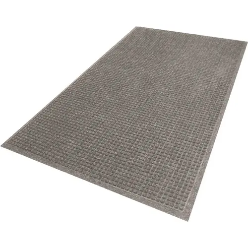 M+A Matting 2805735070 Waterhog Fashion Medium Grey 59 in. x 35 in. Commercial Floor Mat