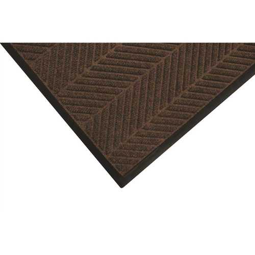M+A Matting 22407568070 Waterhog Eco Elite Classic Chestnut Brown 101 in. x 71 in. Commercial Floor Mat