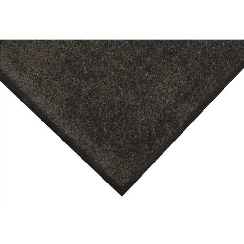M+A Matting 1003310040 ColorStar Mat Cabot Grey 118 in. x 35 in. PET Carpet Universal Cleated Backing Commercial Floor Mat