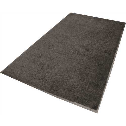 M+A Matting 10013610040 ColorStar Mat Charcoal 119 in. x 68 in. PET Carpet Universal Cleated Backing Commercial Floor Mat
