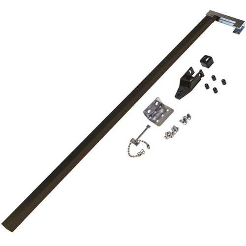 Charley-Bar 16-108B 48 in. Bronze Patio Door Security Bar - pack of 6