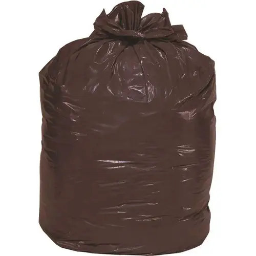 60 Gal. 38 in. x 58 in. 2 mil Black Low/High-Density Trash Bags - pack of 100