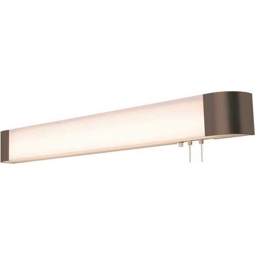 Allen 4 ft. 375-Watt Equivalent Integrated LED Oil-Rubbed Bronze Bath Light