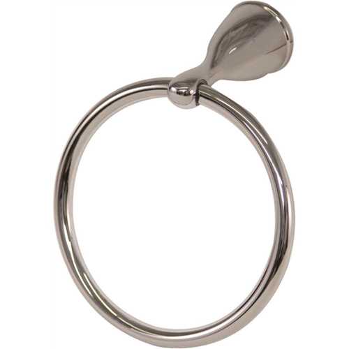 Design House 558593 Ames Towel Ring in Polished Chrome