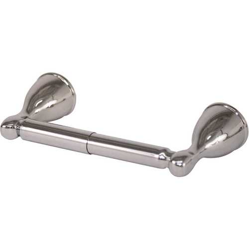 Design House 558585 Ames Double Post Toilet Paper Holder in Polished Chrome