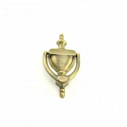 02-3125 Door Knocker, Satin Brass Blackened