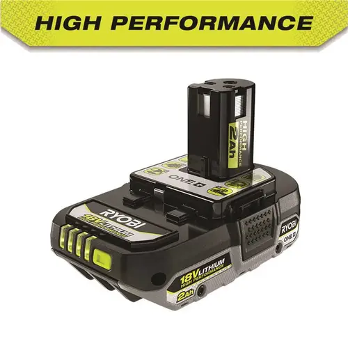 ONE+ 18V High Performance Lithium-Ion 2.0 Ah Compact Battery Black