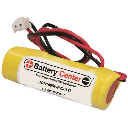 Battery Center BCN1000WP-CE623 1.2-Volt 1,000 mAh Nickel Cadmium/NiCad Replacement Rechargeable Battery for Emergency Lighting