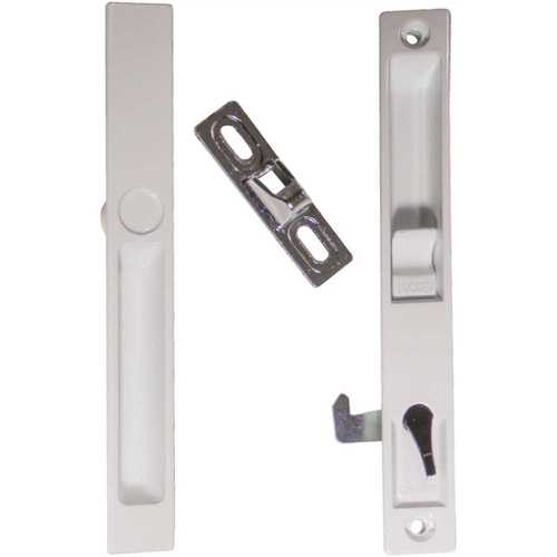 Brixwell 13433w Patio Door Handle Assy. flushmount White for Pgt Patio