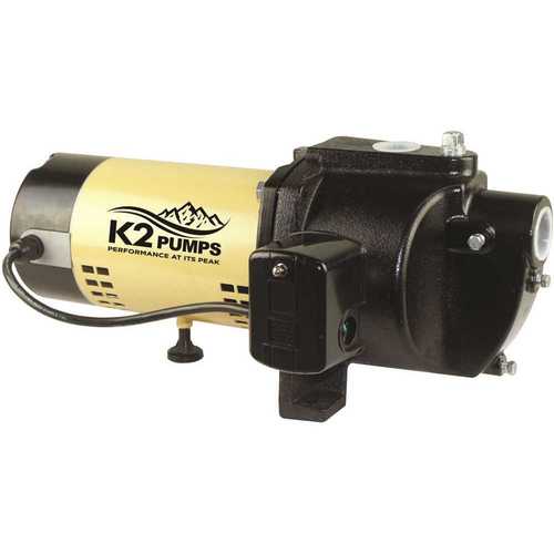 K2 WPS05004K 1/2 HP Cast Iron Shallow Well Jet Pump