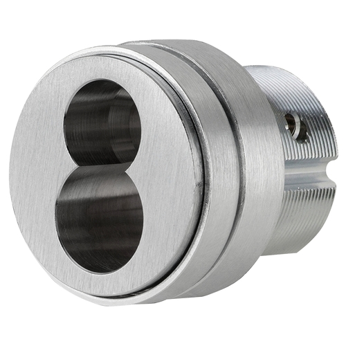 4 Pack, 1-1/2 In. FSIC Mortise Housing, Straight Cam, Compression Ring & Spring, Satin Chrome Finish, Non-handed Satin Chrome