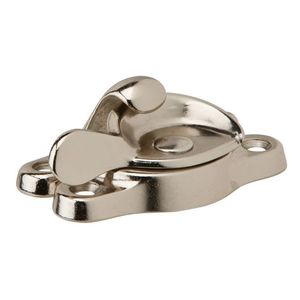 Ives Commercial 07A14 Aluminum Window Lock Bright Nickel Finish