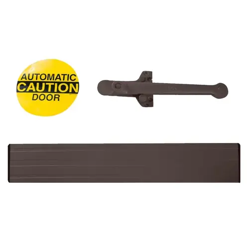 Door Operators Satin Bronze Blackened Satin Relieved Clear Coated