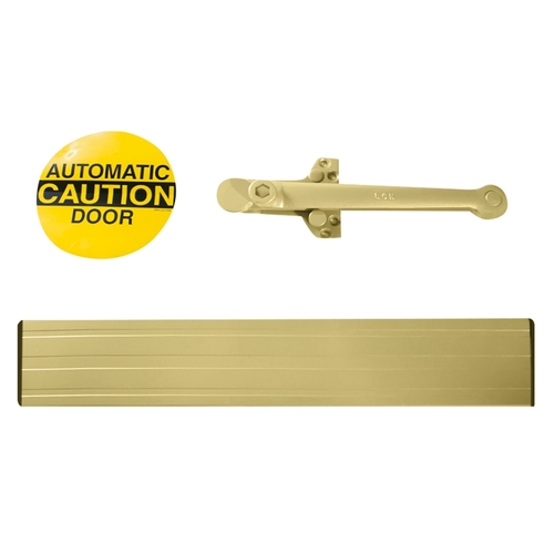 Door Operators Satin Brass