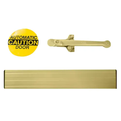 Door Operators Satin Brass Painted