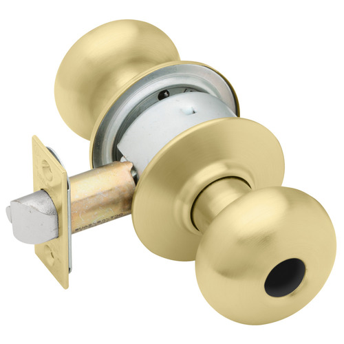 Cylindrical Lock Satin Brass