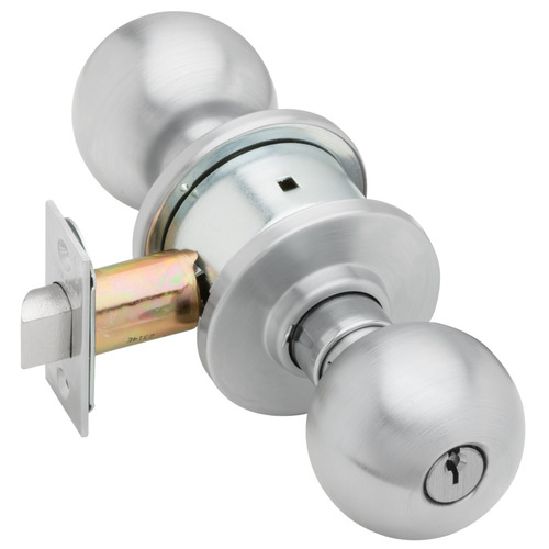 A53PD ORBxLEV 626 Cylindrical Lock Satin Chrome