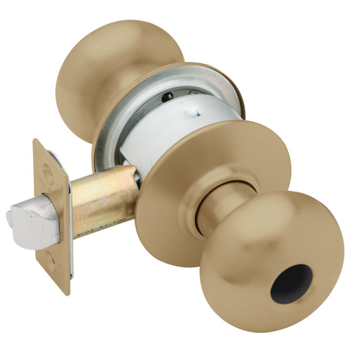 Lock Cylindrical Lock Satin Brass Blackened Satin Relieved Clear Coated