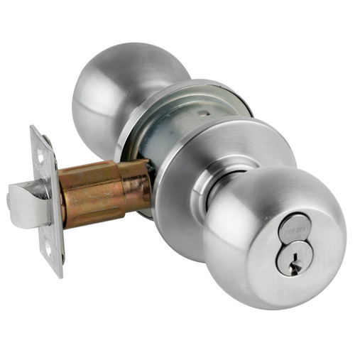 Cylindrical Lock Satin Chrome