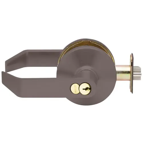 Cylindrical Lock Dark Oxidized Satin Bronze Oil Rubbed