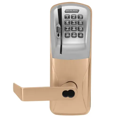 Electric Mortise Lock Satin Bronze Clear Coated