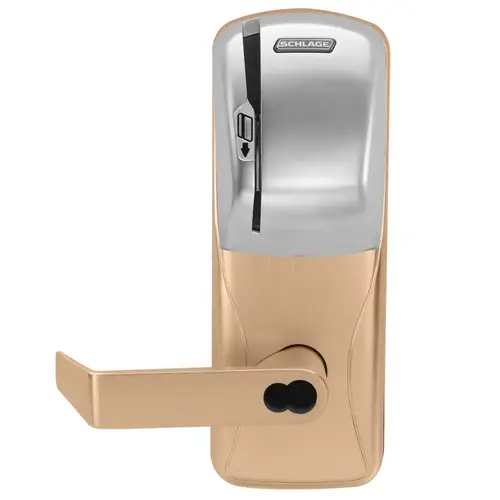 Electric Mortise Lock Satin Bronze Clear Coated