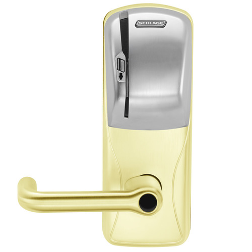 Electric Mortise Lock Bright Brass