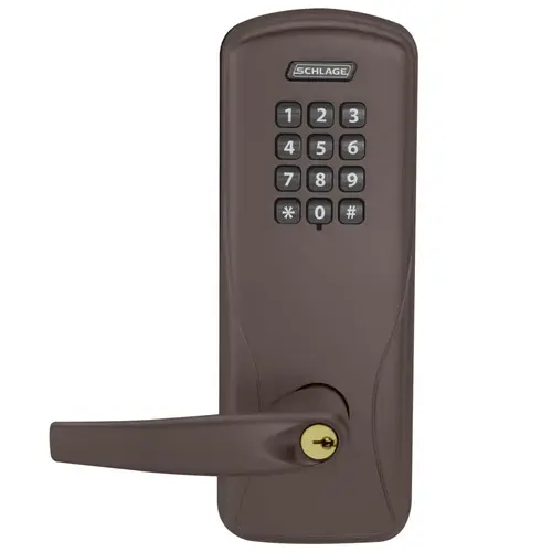 Electric Cylindrical Lock Aged Bronze